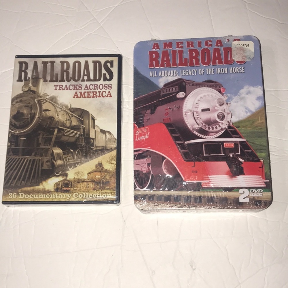 NIP Set/2 Railroad Videos (4 Total)